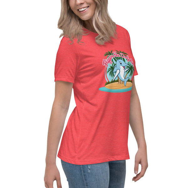 Flippers the Dolphin - Premium Women's Relaxed T-Shirt