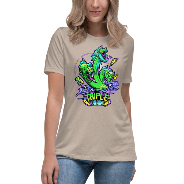 Triple Drain Hydra - Women's Relaxed T-Shirt