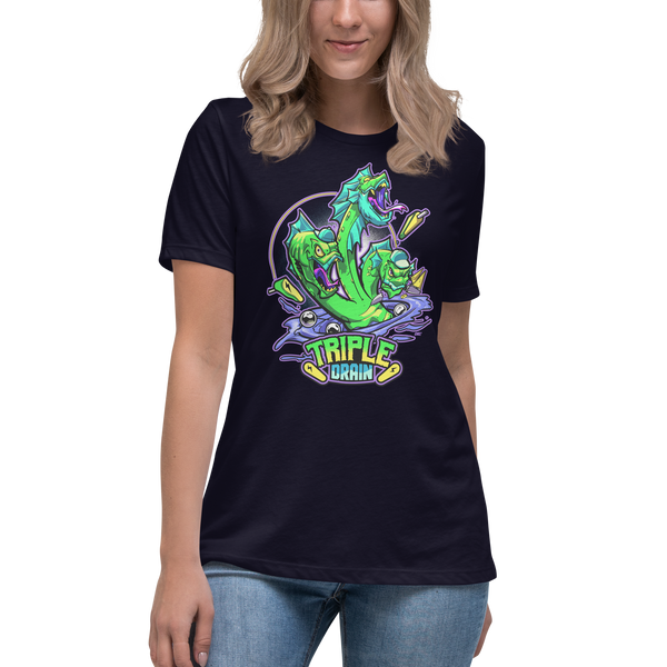 Triple Drain Hydra - Women's Relaxed T-Shirt