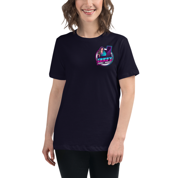 Erika's Pinball Journey Silhouette - Women's Relaxed T-Shirt