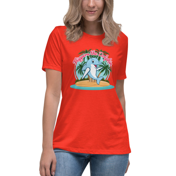 Flippers the Dolphin - Premium Women's Relaxed T-Shirt
