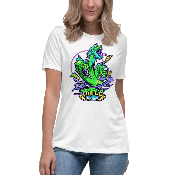 Triple Drain Hydra - Women's Relaxed T-Shirt