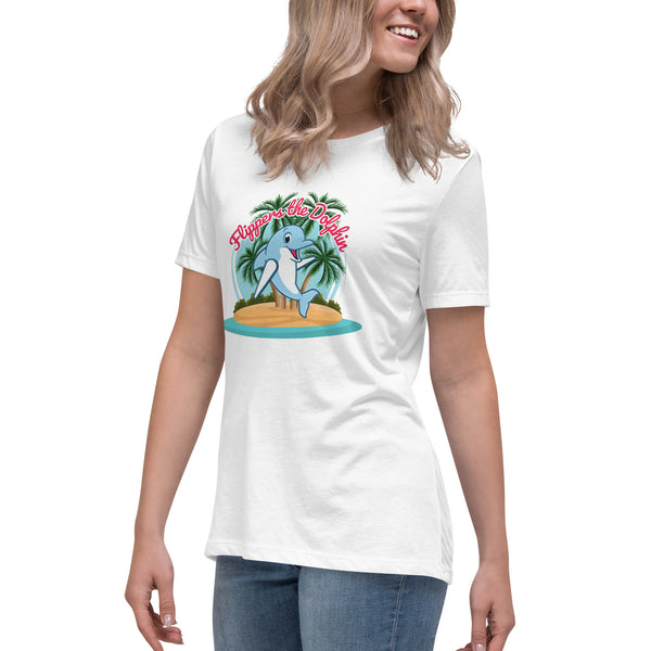 Flippers the Dolphin - Premium Women's Relaxed T-Shirt
