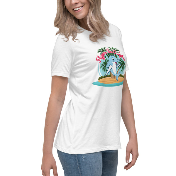 Flippers the Dolphin - Premium Women's Relaxed T-Shirt