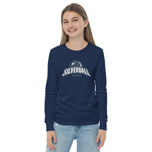 Silverball Swag "Premium" - Youth long sleeve tee