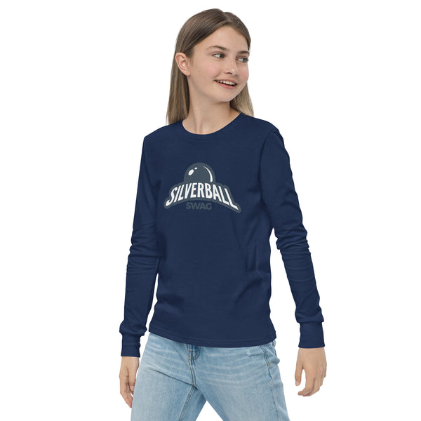 Silverball Swag "Premium" - Youth long sleeve tee