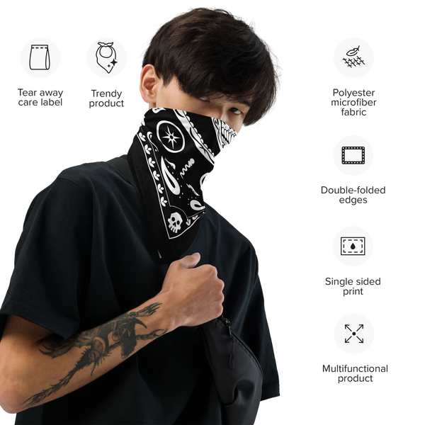 Day of the Dead Pinball (Black) - Bandana