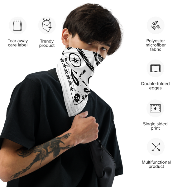 Day of the Dead Pinball (White) - Bandana