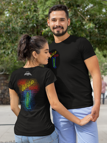 Wild Dog Arcade Front + Back Logos - Premium Triblend T-shirt