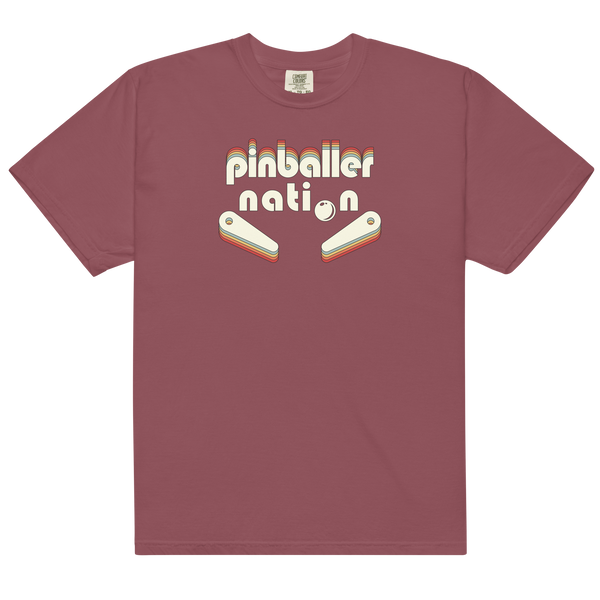 Pinballer Nation - Heavyweight t-shirt