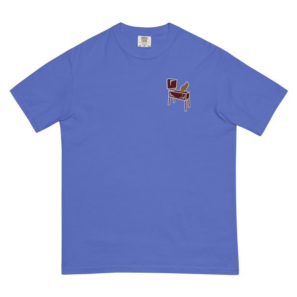 Pinball Cats - Embroidered Heavyweight T-shirt