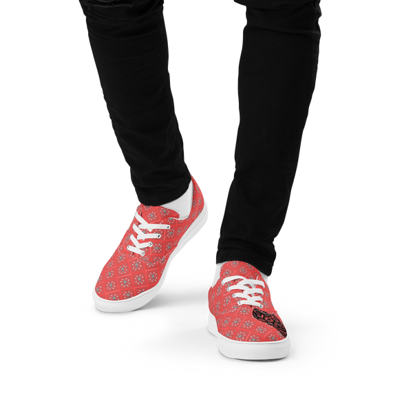 Day of the Dead Pinball - Men’s lace-up canvas shoes
