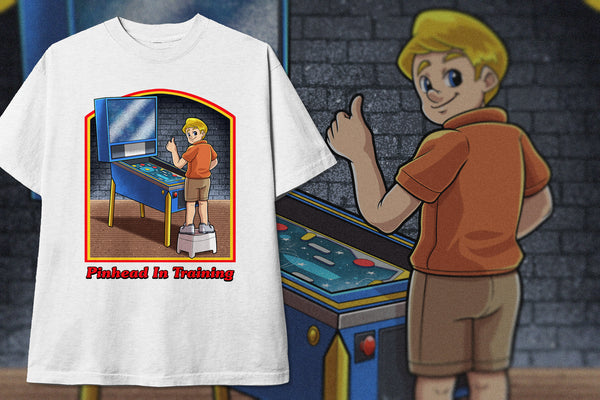 Pinhead In Training - Youth T-Shirt - Silverball Swag