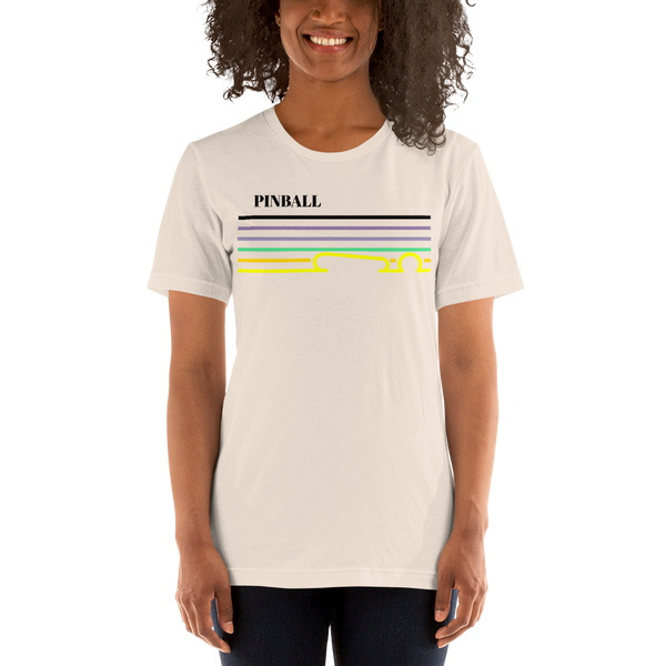 Pinball Lines - Super Soft T-Shirt - Silverball Swag