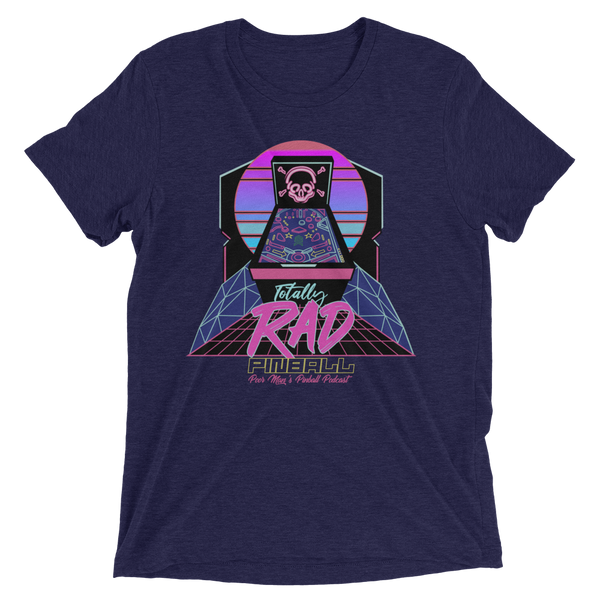 Poor Man's Pinball Podcast RAD - Premium Tri-blend T-shirt - Silverball Swag
