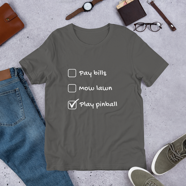 Checklist - Super Soft Unisex T-Shirt - Silverball Swag
