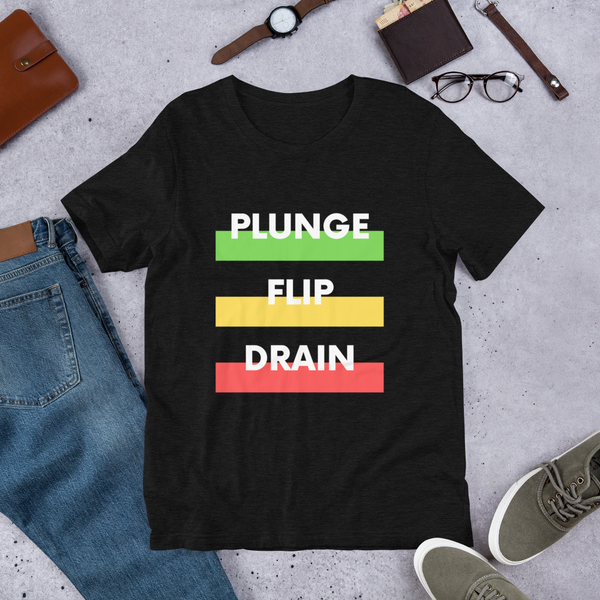 Plunge Flip Drain - Super Soft T-Shirt - Silverball Swag