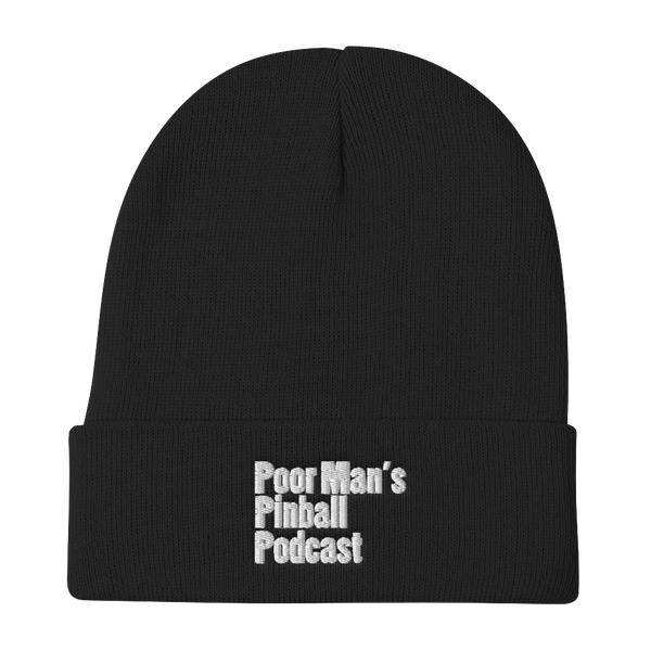 Poor Man's Pinball Podcast OG - Beanie - Silverball Swag