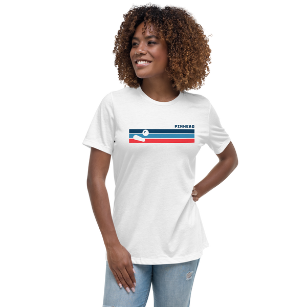 Pinhead Lines - Women's Relaxed T-Shirt - Silverball Swag