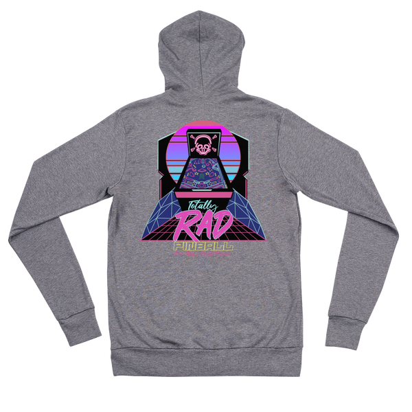 Poor Man's Pinball Podcast RAD - Zip Hoodie - Silverball Swag