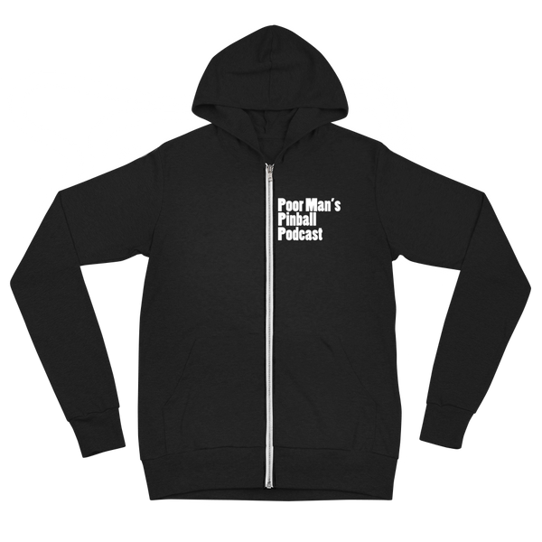 Poor Man's Pinball Podcast RAD - Zip Hoodie - Silverball Swag