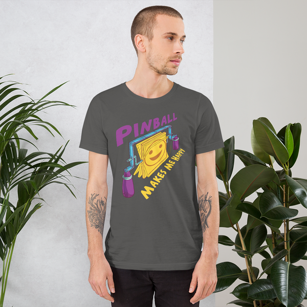 Spinners Happy Purple - Super Soft T-Shirt - Silverball Swag