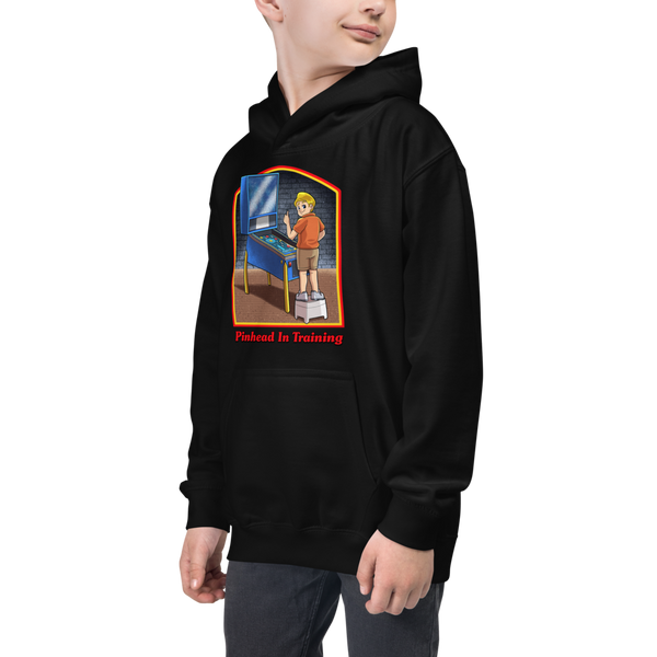 Pinhead In Training - Youth Hoodie - Silverball Swag