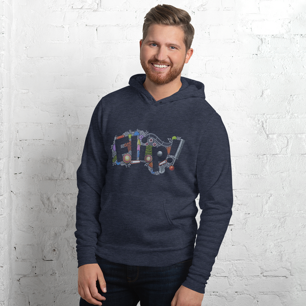 Flip Silhouette - Unisex hoodie