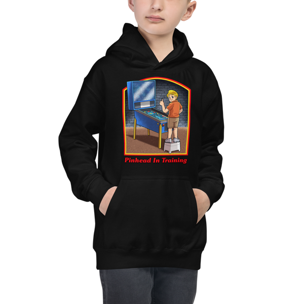 Pinhead In Training - Youth Hoodie - Silverball Swag