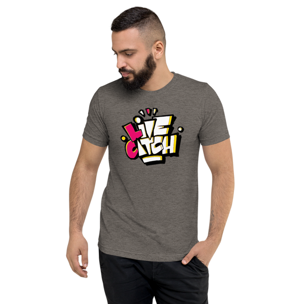 LiveCatchPinball New Logo - Premium T-Shirt - Silverball Swag