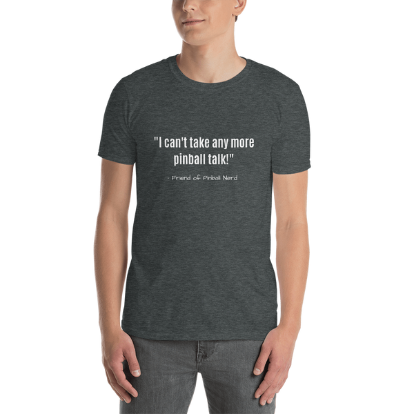 TEST Friend of Pinball Nerd - Short-Sleeve Unisex T-Shirt - Silverball Swag