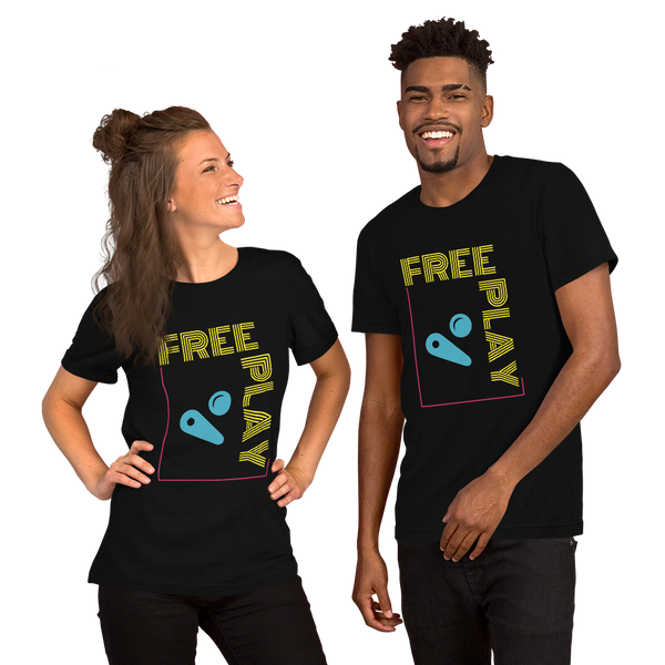Free Play - Super Soft Unisex T-Shirt - Silverball Swag