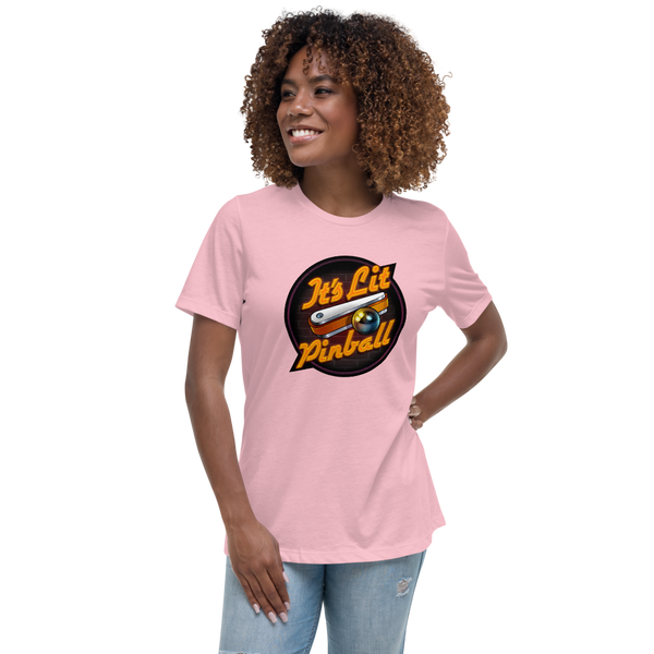 It's Lit Pinball - Women's Relaxed T-Shirt - Silverball Swag