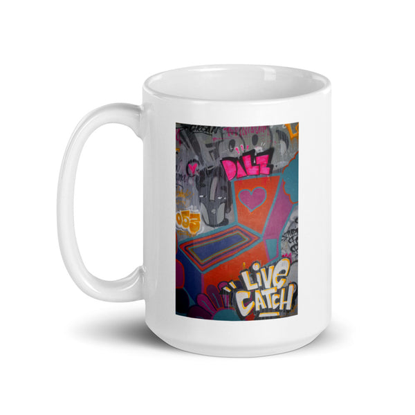 LiveCatchPinball Camiseta Grafitte - Mug - Silverball Swag