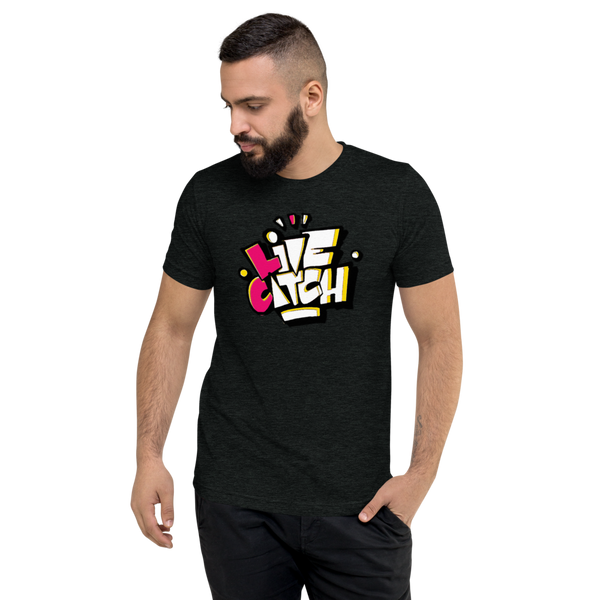 LiveCatchPinball New Logo - Premium T-Shirt - Silverball Swag