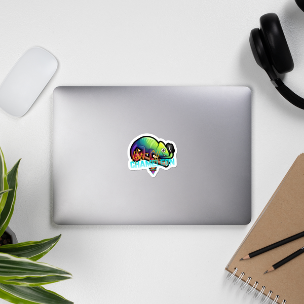 Hats Off Chameleon -  Stickers - Silverball Swag