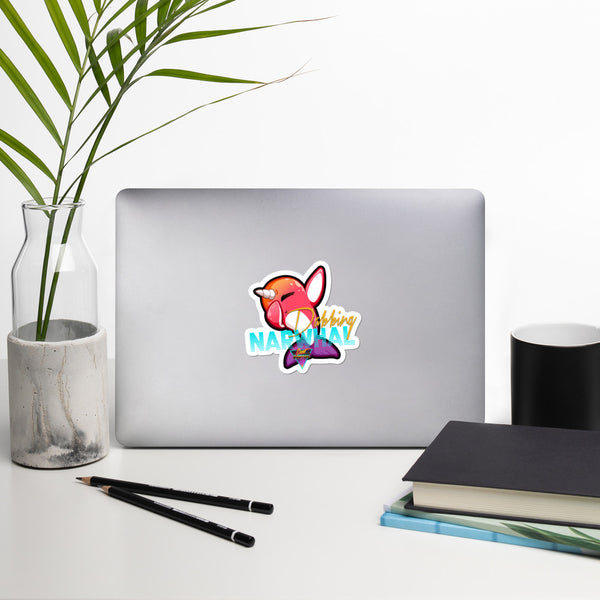 Dabbing Narwhal - Stickers - Silverball Swag