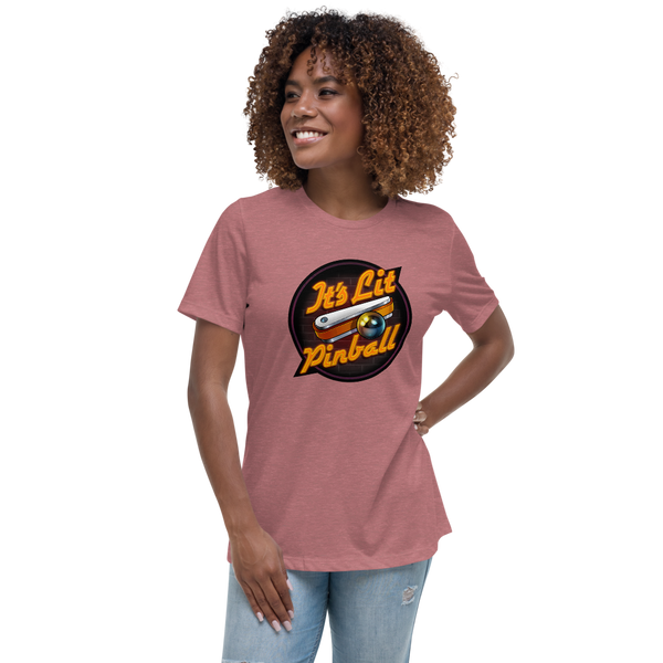 It's Lit Pinball - Women's Relaxed T-Shirt - Silverball Swag