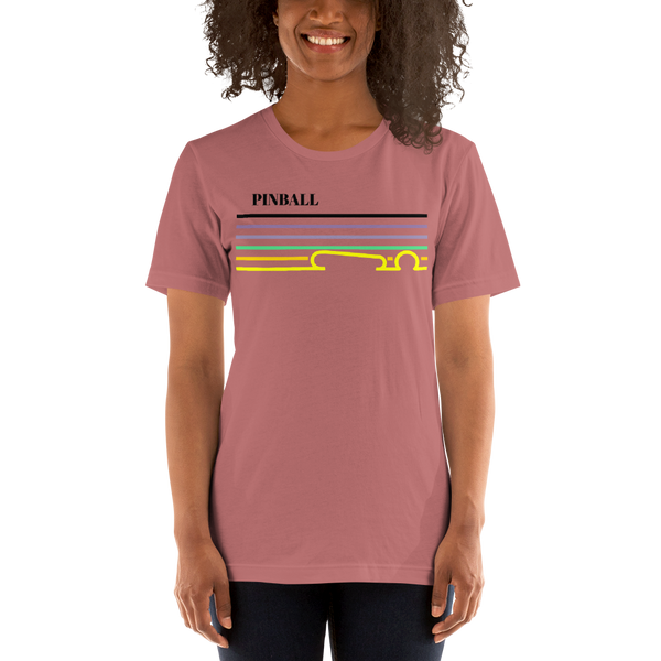Pinball Lines - Super Soft T-Shirt - Silverball Swag