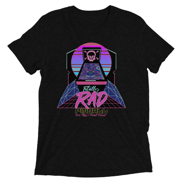 Poor Man's Pinball Podcast RAD - Premium Tri-blend T-shirt - Silverball Swag