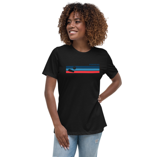 Pinhead Lines - Women's Relaxed T-Shirt - Silverball Swag