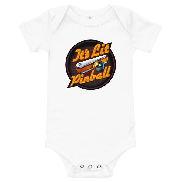 It's Lit Pinball - Baby Onesie - Silverball Swag