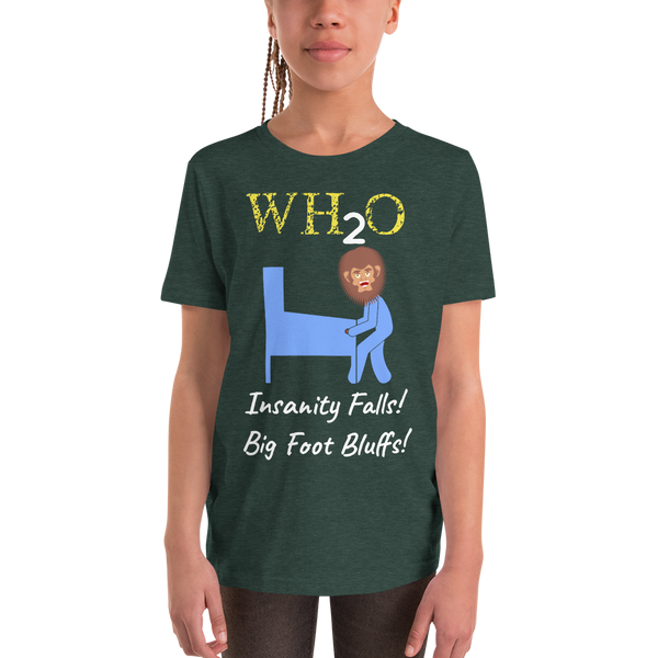 WH2O w/ Big Foot - Customizable Youth T-Shirt - Silverball Swag