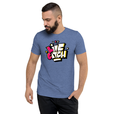 LiveCatchPinball New Logo - Premium T-Shirt - Silverball Swag