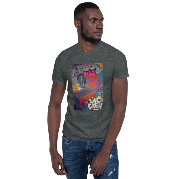 LiveCatchPinball Camiseta Grafitte - Pro T-Shirt - Silverball Swag