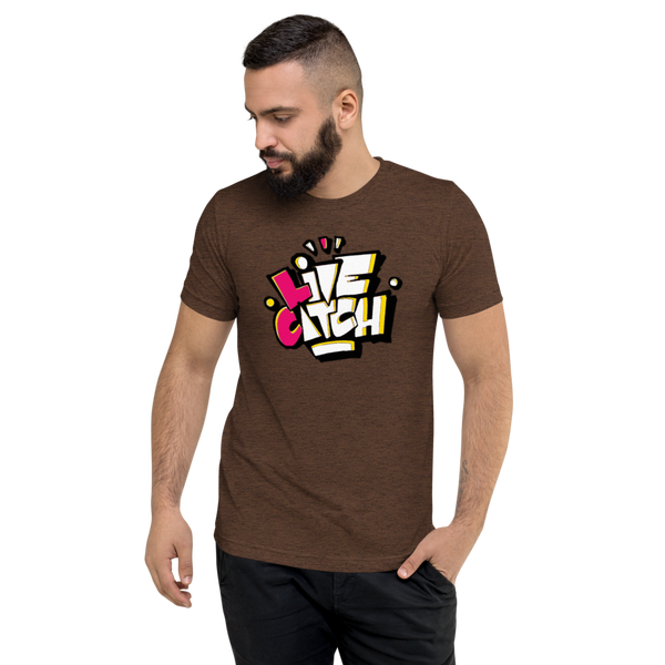 LiveCatchPinball New Logo - Premium T-Shirt - Silverball Swag