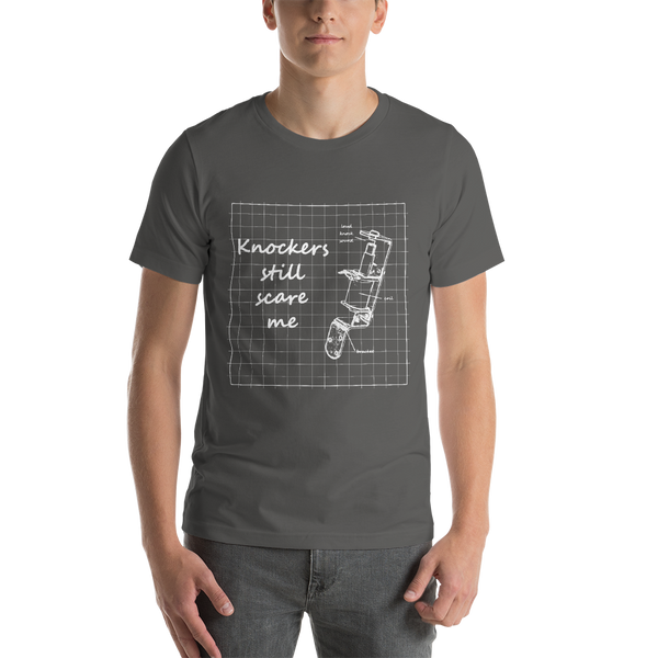 Knockers Still Scare Me - Super Soft Unisex T-Shirt - Silverball Swag