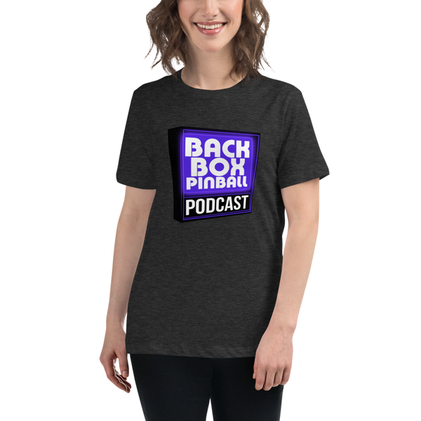 Backbox Pinball Podcast - Women's Relaxed T-Shirt - Silverball Swag