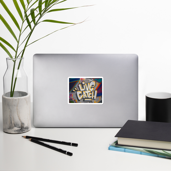 LiveCatchPinball Camiseta Grafitte 2 - Stickers - Silverball Swag