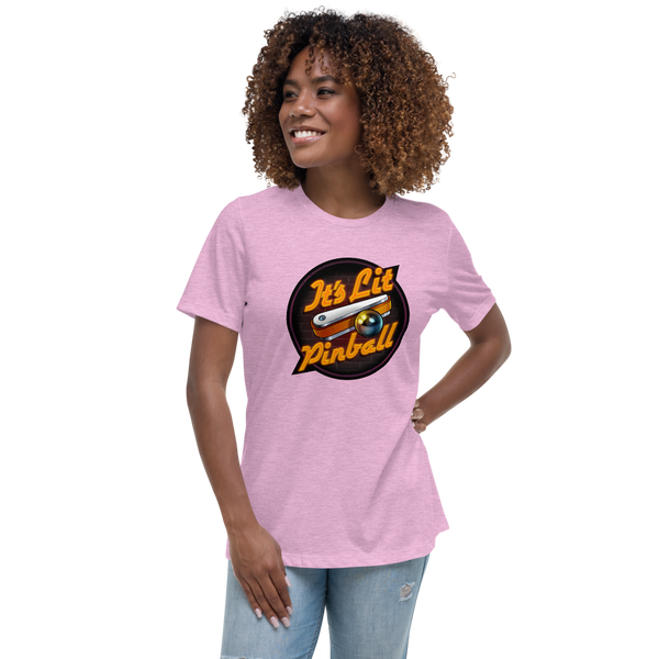 It's Lit Pinball - Women's Relaxed T-Shirt - Silverball Swag